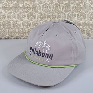 New Mens Billabong Surf Club Adjustable Snapback Cap Hat